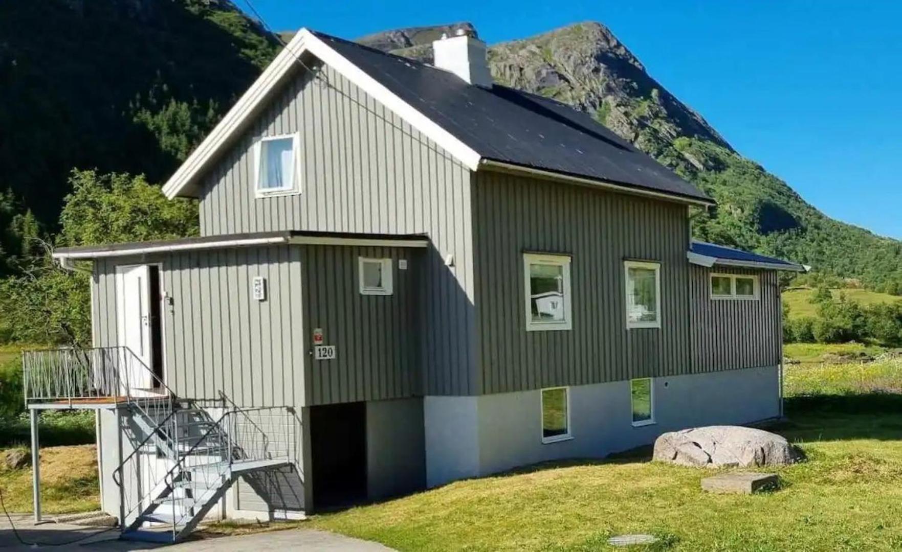 Landsbyhus I Lofoten Napp Exteriör bild